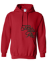 Cheetah Script Theta Phi Alpha Hoodie