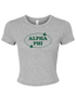 Clover Crop Tee- Alpha Phi