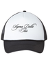 Cursive Sigma Delta Tau Black Trucker Hat