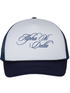 Cursive Alpha Xi Delta Navy Trucker Hat