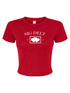 Double Heart Crop Tee- Sigma Delta Tau