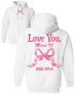 Love You Hoodie - Delta Phi Epsilon