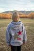 Patched Cheetah Alpha Delta Pi Hoodie