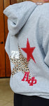 Patched Cheetah Alpha Phi Hoodie