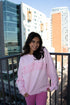 Pink Gingham Sweatshirt- Kappa Delta