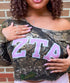 Camo Long Sleeve- Zeta Tau Alpha