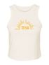Sunburst Crop Tank- Pi Beta Phi