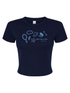 Under the Sea Crop Tee- Alpha Sigma Alpha
