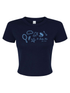 Under the Sea Crop Tee- Pi Beta Phi