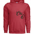 Cheetah Script Chi Omega Hoodie