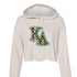 Slant Cheetah Kappa Delta Cropped Hoodie