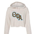 Slant Cheetah Theta Phi Alpha Cropped Hoodie