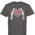 Skeleton Heart Alpha Gamma Delta T-Shirt