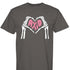 Skeleton Heart Alpha Xi Delta T-Shirt
