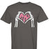Skeleton Heart Pi Beta Phi T-Shirt