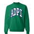 Striped Alpha Delta Pi Crewneck