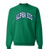 Striped Alpha Sigma Alpha Crewneck