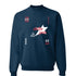 Star Burst Delta Zeta Crewneck