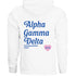 Simple Heart Hoodie - Alpha Gamma Delta