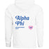 Simple Heart Hoodie - Alpha Phi