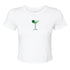 Clover Cocktail Crop Tee