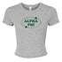 Clover Crop Tee- Alpha Phi
