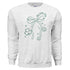 Lucky Bow Sweatshirt- Alpha Gamma Delta