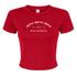Motto Crop Tee- Alpha Sigma Alpha