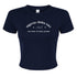 Motto Crop Tee- Sigma Delta Tau
