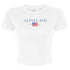 Gingham Flag Crop Tee - Alpha Phi