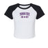 Truman State Varsity Raglan Crop Tee