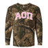 Camo Long Sleeve- Alpha Omicron Pi