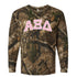 Camo Long Sleeve- Alpha Xi Delta