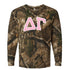 Camo Long Sleeve- Delta Gamma