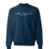 Elegant Script Sweatshirt- Alpha Omicron Pi