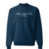 Elegant Script Sweatshirt- Alpha Sigma Tau