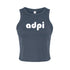 Retro Name Crop Tank - Alpha Delta Pi
