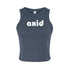 Retro Name Crop Tank - Alpha Xi Delta