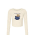 Fall Coffee Cropped Long Sleeve- Phi Sigma Sigma