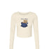 Fall Coffee Cropped Long Sleeve- Sigma Kappa