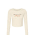 Fall Sweets Crop Long Sleeve- Alpha Gamma Delta