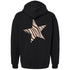 Zebra Star Hooded Sweatshirt - Alpha Chi Omega