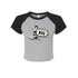 Retro Gal Raglan Crop Tee
